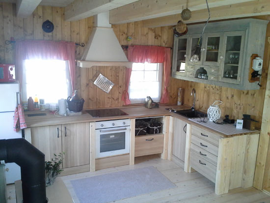 obytná místnost - kuchyňka